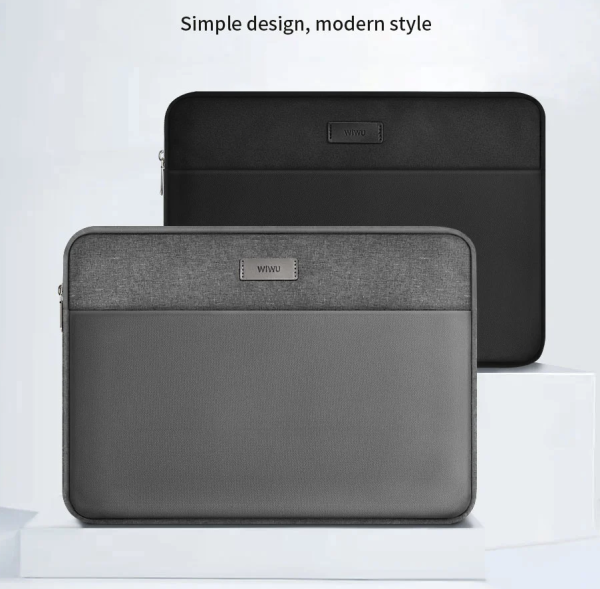 WiWU Minimalist Laptop Sleeve Water resistant polyester laptop bag 15/16 inch